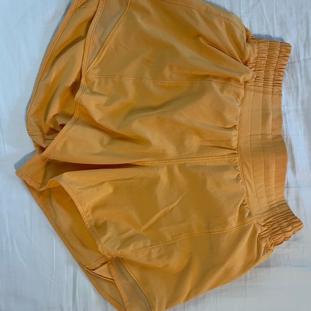 lululemon athletica Orange Athletic Shorts